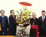 Chủ tịch Ủy ban Trung ương MTTQ Việt Nam Trần Thanh Mẫn chúc mừng lễ Giáng sinh năm 2018