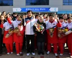 Vận động viên Triều Tiên sử dụng máy bay Hàn Quốc đến Olympic PyeongChang