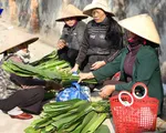 Lá dong đắt hàng ngày cận Tết
