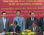 Hội đàm Liên bộ Việt Nam - Lào trong lĩnh vực khoáng sản, năng lượng