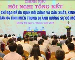 Hội nghị tổng kết công tác chỉ đạo ổn định đời sống và sản xuất, kinh doanh sau sự cố môi trường biển