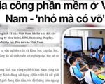 Gia công phần mềm của Việt Nam - 'Nhỏ mà có võ'