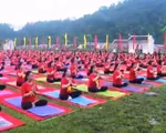 Đồng diễn nhân ngày Quốc tế Yoga 2018