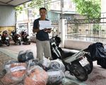 Thu giữ trên 215kg thuốc bom và 1.000 kíp nổ vận chuyển bằng xe bò