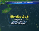 Áp thấp gây mưa dông, gió giật mạnh trên Biển Đông