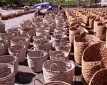 Độc đáo sản phẩm thủ công từ cói và bèo tây