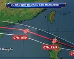 Trưa 15/9, siêu bão Mangkhut sẽ vào Biển Đông