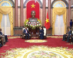 Quyền Chủ tịch nước Đặng Thị Ngọc Thịnh tiếp nguyên Tổng thống Mozambique