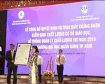 Đại học Ngân hàng TP.HCM đón nhận giấy chứng nhận kiểm định chất lượng giáo dục