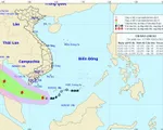 Tâm bão số 1 cách đất liền Nam Bộ khoảng 380km