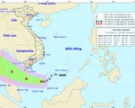 Bão số 1 giật cấp 10 - 11 di chuyển theo hướng Tây Tây Bắc