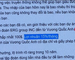 Bất thường doanh nghiệp ERG huy động vốn lãi suất “khủng” 180 #phantram/năm