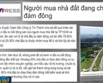 Phần lớn người mua nhà đất 'chạy theo đám đông'