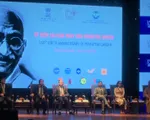 Kỷ niệm 150 năm ng&agrave;y sinh l&atilde;nh tụ Ấn Độ Mahatma Gandhi tại H&agrave; Nội