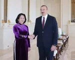 Phó Chủ tịch nước Đặng Thị Ngọc Thịnh hội kiến Tổng thống Azerbaijan Ilham Aliyev