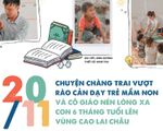 Chàng trai vượt rào cản dạy mầm non và cô giáo nén lòng xa con 6 tháng tuổi lên vùng cao