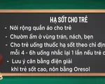 Xử trí ban đầu khi trẻ nghi mắc cúm A