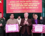 Đồng chí Trần Quốc Vượng thăm, chúc Tết tại Sơn La