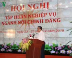 Tập huấn nghiệp vụ công tác nội chính