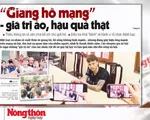 'Giang hồ mạng' - Giá trị ảo, hậu quả thật!