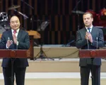 Thủ tướng Nguyễn Xuân Phúc và Thủ tướng Dmitry Medvedev dự Lễ khai mạc Năm chéo Việt - Nga