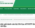 Nghệ An: Giả danh cán bộ Chi Cục ATVSTP để bán tài liệu