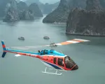 Trực thăng ngắm cảnh vịnh Hạ Long tuyệt đẹp lên CNN