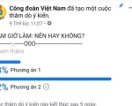 82#phantram người lao động muốn giảm giờ làm xuống còn 44 giờ/tuần