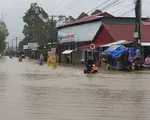 Phú Quốc lại ngập úng, có nơi ngập sâu gần cả bánh xe