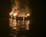 Cháy tàu kinh hoàng ở ngoài khơi California, Mỹ, hơn 30 người thiệt mạng