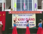 Lễ khai giảng muộn tại  vùng lũ Quảng Bình