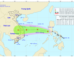 Áp thấp nhiệt đới đi vào Biển Đông, gió giật cấp 9