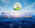 Cùng 'Cặp lá yêu thương' ủng hộ trẻ em nghèo vùng lũ