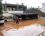 Mưa lớn gây ngập lụt nghiêm trọng tại Hy Lạp