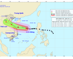 Bão số 13 cách quần đảo Hoàng Sa 240km, biển động rất mạnh