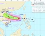 Bão số 13 giật cấp 15 cách quần đảo Hoàng Sa 450km