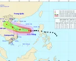 Bão số 13 có cường độ mạnh, hướng về miền Trung