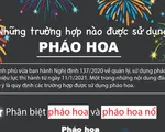 [INFOGRAPHIC]: Người dân được sử dụng pháo hoa trong trường hợp nào?