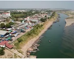 Mực nước sông Mekong đoạn qua Thái Lan thấp nhất trong 10 năm