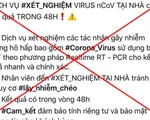 Quảng cáo xét nghiệm được nCoV, một phòng khám bị phạt 35 triệu đồng