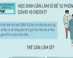 [INFOGRAPHIC] Học sinh cần làm gì để tự phòng chống COVID-19 (nCoV)?