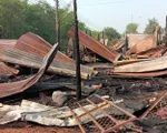 Cháy xưởng gỗ ở Bình Phước, 1 người tử vong
