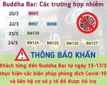 TP.HCM tiếp tục khuyến cáo những người đến quán bar Buddha từ ngày 13 - 17/3