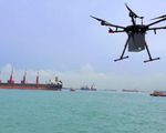 Singapore triển khai dịch vụ giao nhận hàng hóa ngoài khơi bằng drone