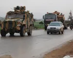 35 xe quân sự Thổ Nhĩ Kỳ vượt biên tiến vào Idlib, Syria