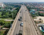 Từ 6/8, cấm các phương tiện lưu thông trên cầu Thăng Long