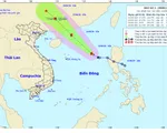 Bão số 1 có gió giật cấp 10, di chuyển với vận tốc 75km/giờ