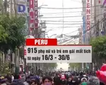 Hơn 900 phụ nữ và trẻ em gái Peru mất tích sau lệnh đóng cửa vì COVID-19