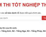 Cách tra cứu điểm thi tốt nghiệp THPT năm 2020