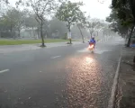 Đà Nẵng mưa xối xả, nhiều tuyến đường bị ngập